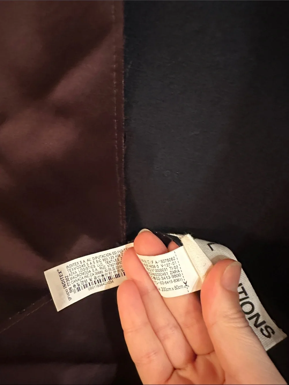 KASSL EDITIONS X ZARA blanket-style scarf